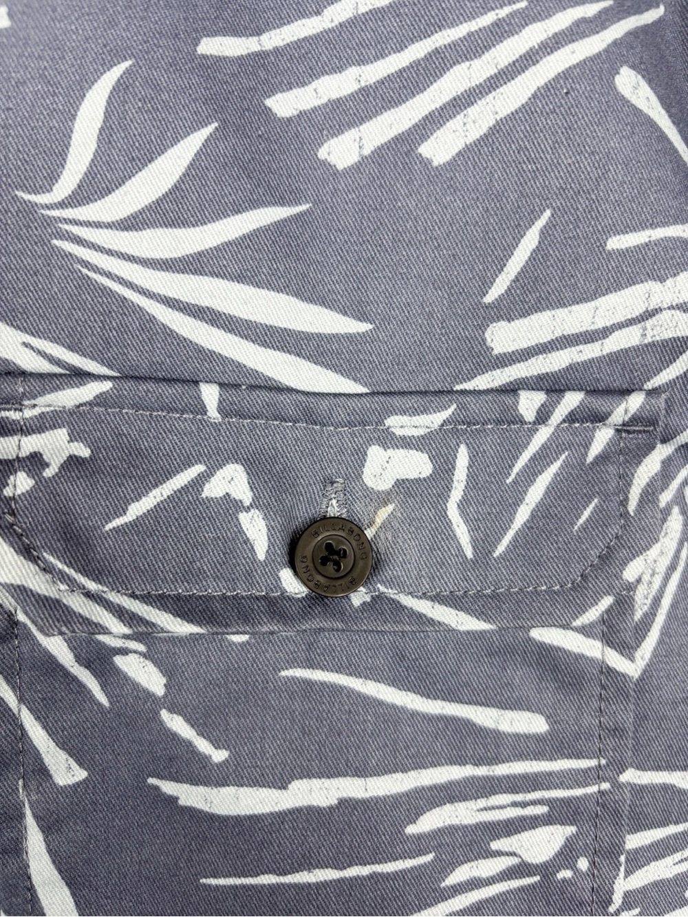 NWT BillaBong Xander Blue Palm Print Lightweight Jacket Sz M - Picture 5 of 11